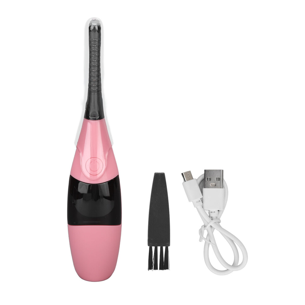 Effortless Elegance: Anti-Scald Heated Eyelash Curler, Fast Heating within 10 Seconds for Instant Lift, Portable Design with Safe Ergonomic Grip