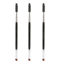 Eyebrow Perfection Kit, Dual Headed Angled Eye Brow Brush and Spoolie Brushes for High Quality Steel Precision Application, Lightweight Portable