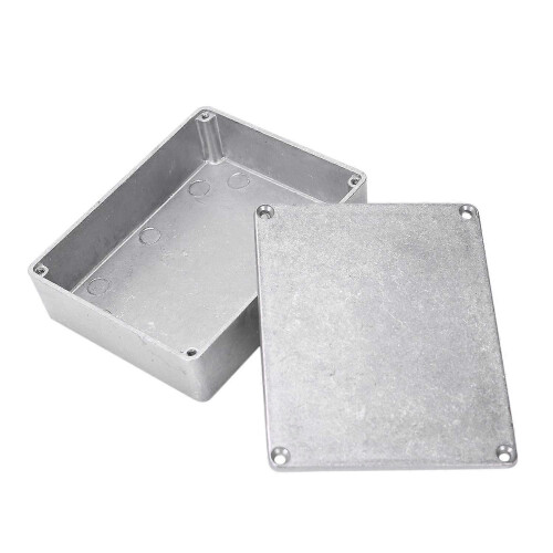 Aluminium behuizing voor gitaareffectpedaal (ref. 1590BB) 1