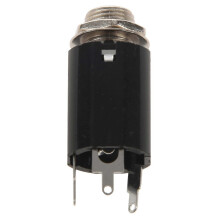 1 zwarte gitaaraansluiting (6,35 mm ingang), compatibel met alle gitaarelementen en equalizers. Gitaaronderdelen en -accessoires.