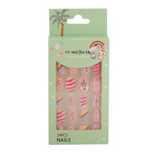 Kindernagelset met magische details, korte, volledig dekkende nagels voor gemakkelijk en veilig plezier op Halloweenfeestjes, in nachtclubs en voor