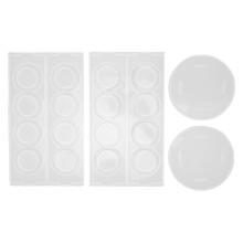 Siliconen mal voor het opbergen van koffiepads, doe-het-zelf harsgietgereedschap voor het maken van op maat gemaakte ladehandgrepen en decoraties,