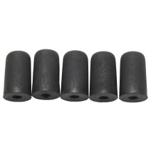 Set van 5 cello stempenbeschermers, rubberen eindpinhulzen, eindpindoppen, antislip cellomatten