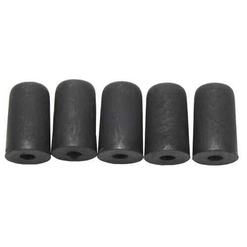 Set van 5 cello stempenbeschermers, rubberen eindpinhulzen, eindpindoppen, antislip cellomatten