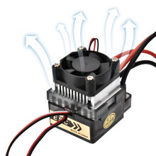 RC Model 320A Waterproof ESC Speed Controller with Fan & BEC