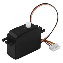25g plastic stuurservo voor Wltoys 12428, 12423 en 12628 1/12 schaal RC modelauto's en -trucks.