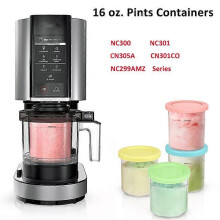 IJsbakjes en deksels voor de Ninja Creami NC301, NC300 en NC299AMZ serie ijscontainers
