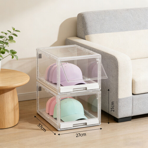 Pack de 2 organisateurs de chapeaux pour la maison comprenant un 2
