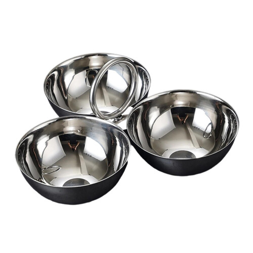 Plat de compartiment d'acier inoxydable de service de-Argent
