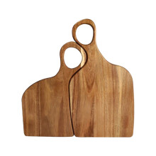 Planche à découper en bois de taille compacte, pièce-1