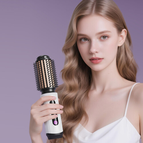 Technologie de chauffage efficace, brosse à lisser sans-Blanc 2
