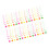 Décorations de plafond en forme d'étoile fluorescente, ornement 1