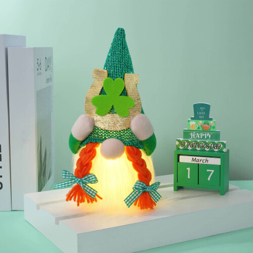 Patricks Day decors, Patricks Day pluche kabouters- Heren 1