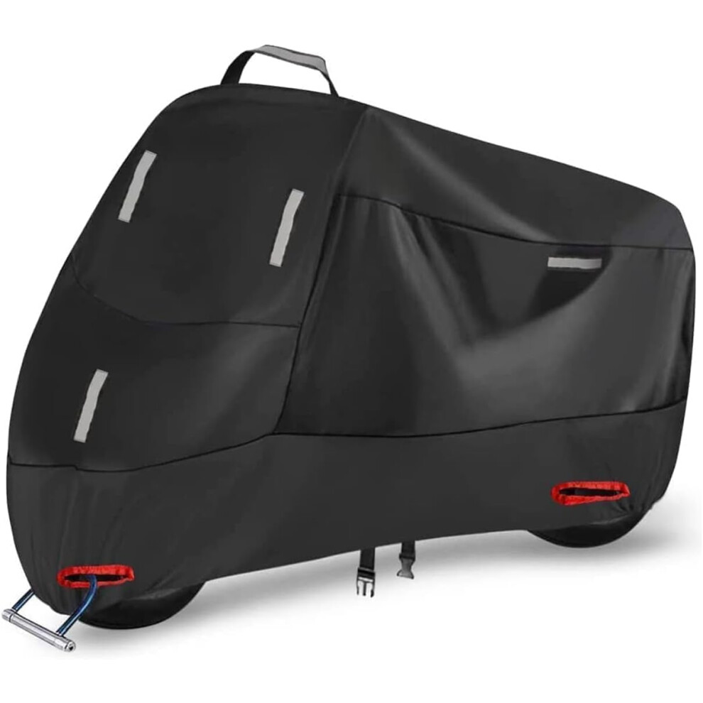 Motorbike Cover For Piaggio Beverly 400 2008 Antiuv Waterproof Indoor Outdoor Size L Grey 9187378648537
