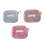 Pochette en peluche multifonctionnelle au design léopard-Violet 2