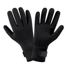 3mm NonSlip Neoprene Gloves With Adjustable Strap Unisex Thermal Wetsuit For Cold Water Swimming