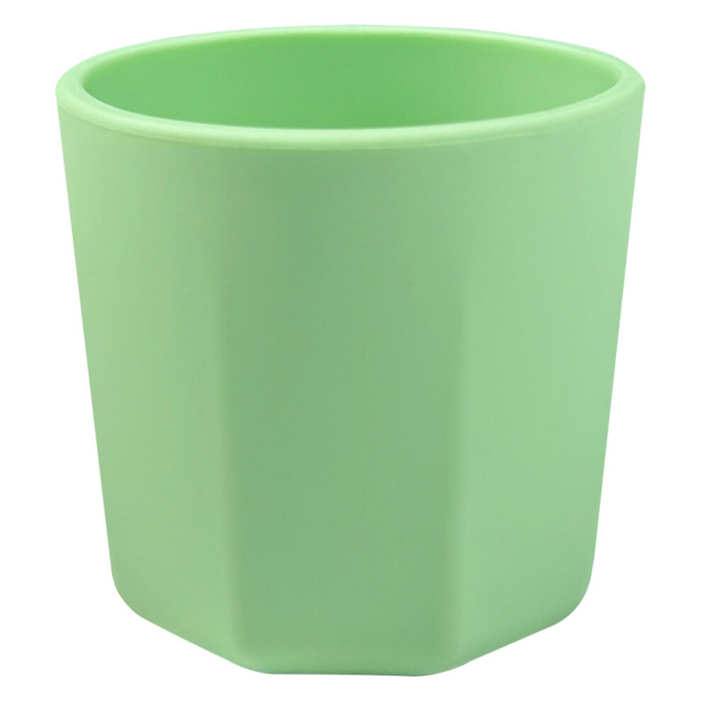 Flexible Silicone Baby Cup Toddler Training Drinking Vessel Multipurpose Drinkware Green