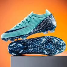 (Moon FG, 44) New Men Professional Soccer Shoes Sport Ultra-light Non-slip Unisex Football Boots Cleats Grass Training Match FG/TF