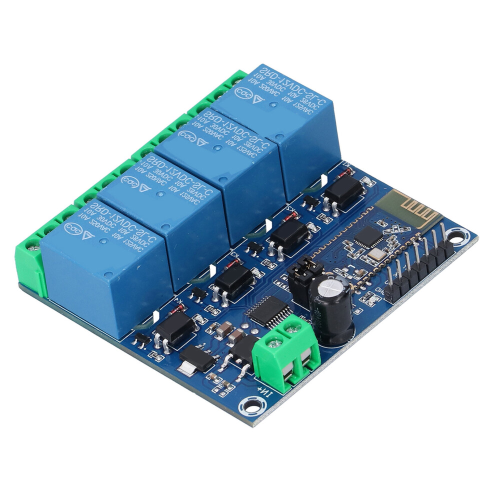 4 Channel Bluetooth Relay Module Dc12v With Indicator Light, 63X63mm 6921382441226