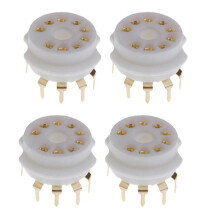 9-pins keramische buisvoetjes voor 12AX7/12AU7