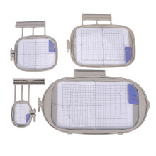4 borduurramen voor Brother Innovis 1500 1500D 2500D 4000D 6000D (SA437, SA438, SA4)