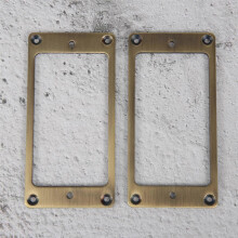 stuks humbucker pickup frames, montageframes voor elektrische gitaren, gemaakt van messing.