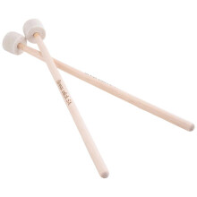 paar D-vormige mallets, vilten mallets, paukenmallets, grote D-vormige percussiemallets