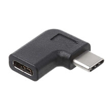 USB 3.1 Type-C mannelijk naar USB-C vrouwelijk haakse (90) converteradapter