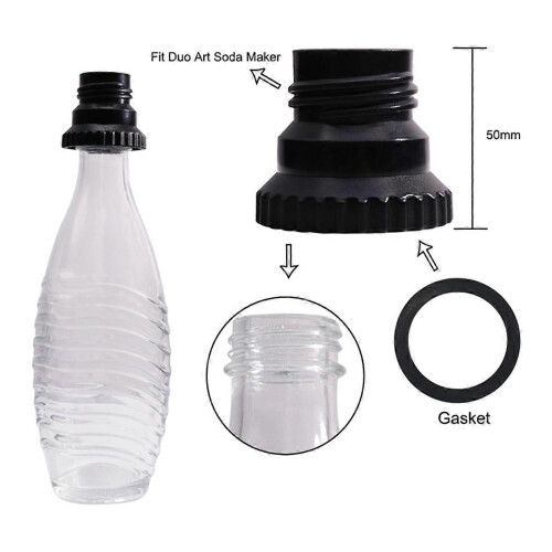 2 Duo/Terra Streams Quick Connect Maker glazen flessenadapters. 2