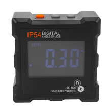 Professionele 4 x 90 (0-360) magnetische, verlichte elektronische digitale waterpas
