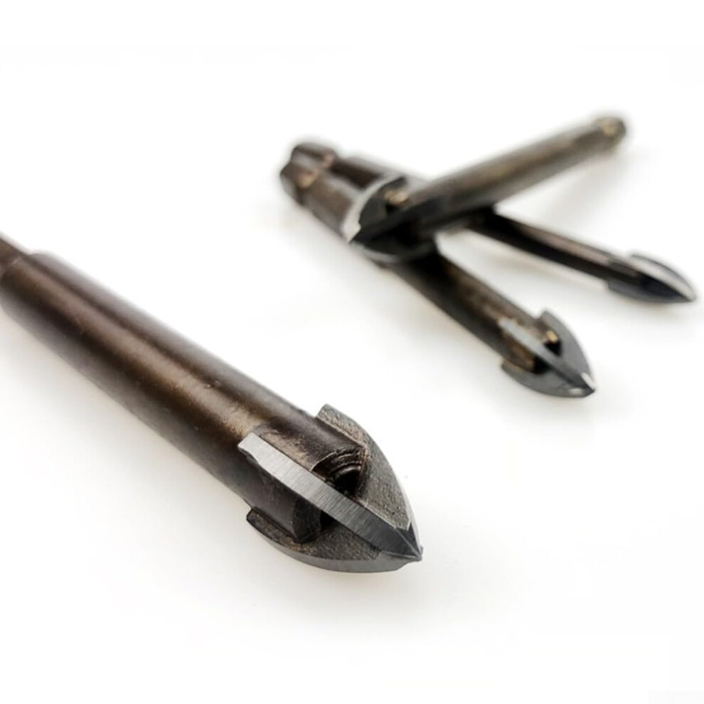 Carbide Point Head Drill Bit 4 Cutting Edges For Ceramic Granite Tile And Concrete Wall Drilling Coated Carbide 9382693950826