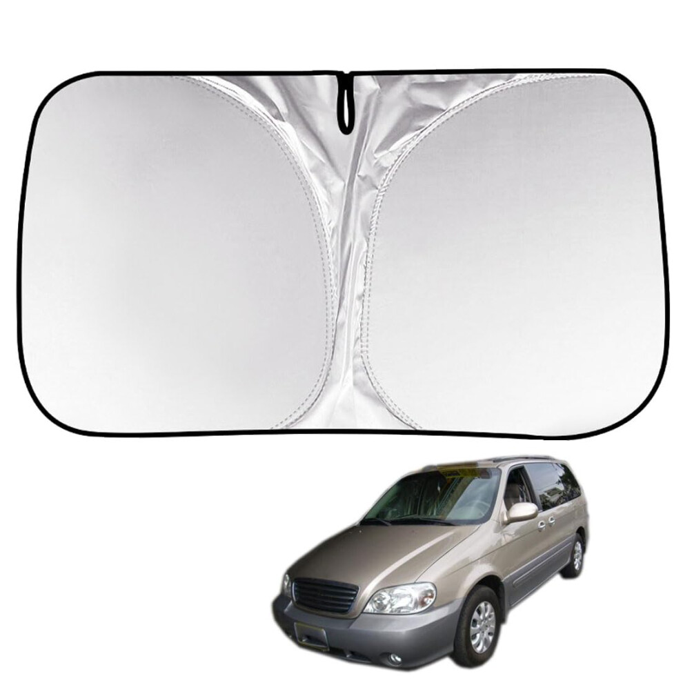 Car Windshield Sun Shade Uv Protection Foldable Front Window Sunshade For Kia Carnival Sedona 19982005 9094768591376