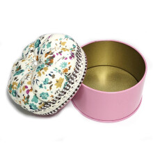Flower Pin Cushion With Storage Container, Quilting Pin Holder, Sewing Accessory For Pins, Thread, Thimble, Button