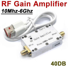 10MHz-6GHz LNA RF-versterker, compacte RF-vermogensversterker, 433MHz 1,2GHz signaalontvanger (1 stuk).