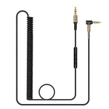 Vervangende audiokabel met microfoonafstandsbediening voor Marshall Major 2, 3, 4, Monitor II en Mid Anc hoofdtelefoons.