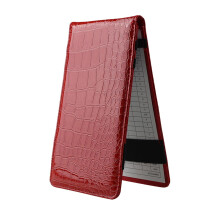 Golf Score Card Books PU Leather Scoring Card Holder With 2 Club Yardage Books Journal Notebook Red