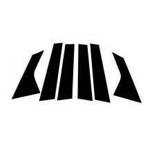 B Pillar Sticker 20212022 Waterproof Scratch Protection Vinyl Wrap Decor for Hyundai Elantra