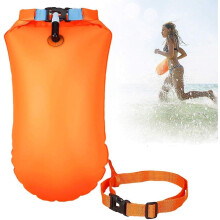 20L reddingsboei met waterdichte tas, triatlon reddingsvest, waterdicht, opblaasbaar, goed zichtbaar