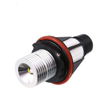 5W Yellow LED Angel Eyes Headlight Rings, Waterproof Halo Upgrade for BMW E39