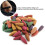 42pcs Natural Backflow Incense Cones Set with Storage Bottle, Various Scents 5
