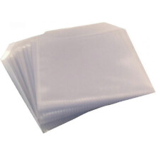 50 transparante cd/dvd-hoesjes van 80 micron dik plastic - Verpakking van 50 stuks