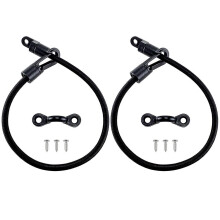 2 hengelriemen, boot-/kajakconnector, boordhouder, riemhouder