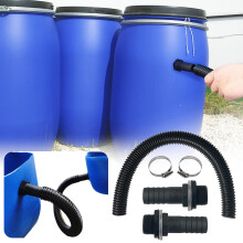 Regenwateraansluitset met tuinslang en 100 cm sproeier voor regenwateropvangsystemen