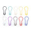 Crochet Stitch Markers with Rounded Shape End, Metal Safety Pins for Temporary Fixes Storage Box Durable Material Multi Usage 8