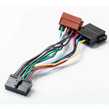 ISO autoradio-adapter 2024, 20-pins kabel, universele DIN-connector voor autoradio's van merken zoals AEG, Prology, Audiovox, JGC, enz.