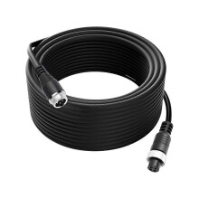 Verlengkabel voor achteruitrijcamera en monitor, 4-pins luchtvaartverlengkabel voor gebruik met een verlengkabel