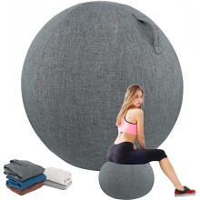 Yoga Ball Cover 55Cm 65Cm 75Cm Exercise Ball Protector Fitness Yoga Gym Seat Case Balance Cover for 25.59 Inch Gym Ball