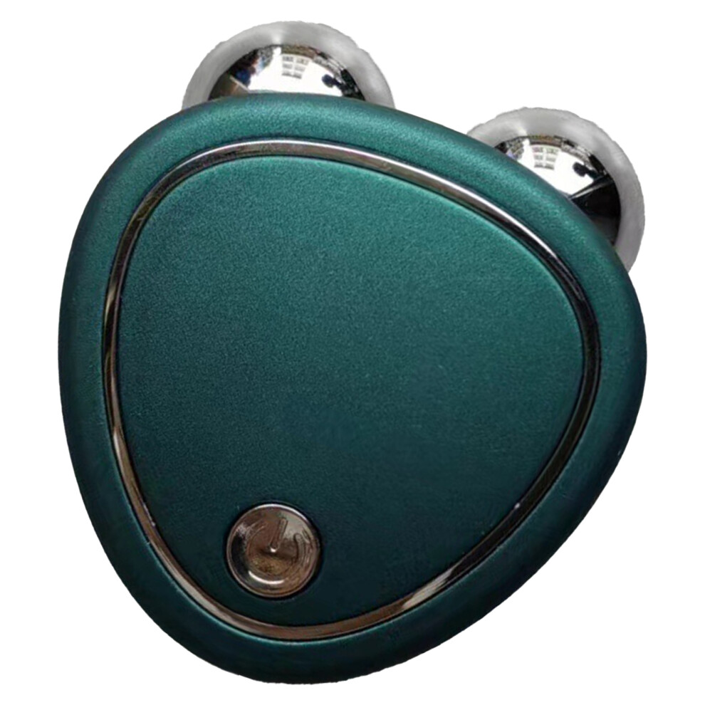 Facial Massager Dark Green, USB, Skin Tightening, Anti-Aging, Rechargeable