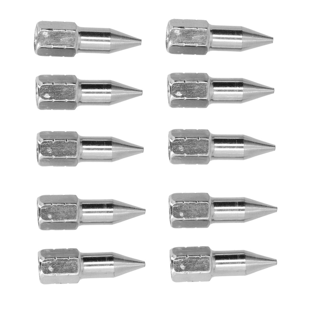10Pcs Manual Grease Gun Nozzle Tips Durable & Rust-Resistant For Machinery Use 6911377726445