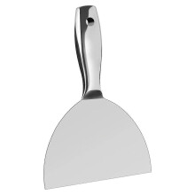 15 cm (6 inch) plamuurmes, hoogwaardig schraapgereedschap volledig gemaakt van roestvrij staal voor het afwerken van gipsplaten.